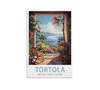 Puzzle de 2000 pièces représentant Tortola, îles Vierges Britanniques. Puzzle en Papier adapté aux Adultes, aux Enfants et aux familles. Jeu Anti-Stress. Dimensions : 70 x 100 cm.