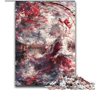 Puzzle de 2000 pièces représentant Une Fille d'anime Japonaise pour Adolescents Un Jeu Stimulant, idéal comme Cadeau pour Toute la Famille (70x100cm)