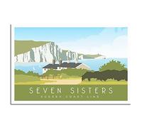 Puzzle de 2000 pièces, Représentation de la côte du Sussex, pour Adultes, Enfants et Adolescents, idéal pour Les Grandes familles (100 x 70 cm).