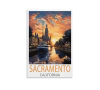 Puzzle de 2000 pièces, Sacramento, Californie. Puzzle en Papier de 2000 pièces, Jouet éducatif pour Adultes et Enfants, Jeu de détente Familial, 100 x 70 cm.