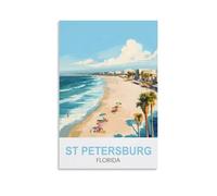 Puzzle de 2000 pièces, Saint-Pétersbourg, Floride. Puzzle de 2000 pièces pour Adolescents et Enfants, Jeu de réflexion, 100 x 70 cm.