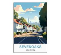Puzzle de 2000 pièces Sevenoaks London, Puzzle Classique de 2000 pièces, Jeu éducatif, pour Adultes et Enfants, 100 x 70 cm