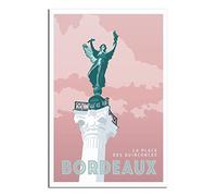 Puzzle de 2000 pièces, Statue de Bordeaux, France, Puzzle Classique de 2000 pièces, Jeu éducatif, pour Adultes et Enfants, 100 x 70 cm