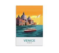 Puzzle de 2000 pièces, Venise, Italie. Puzzle éducatif de 2000 pièces, coloré, idéal pour la décoration intérieure. Dimensions : 100 x 70 cm.