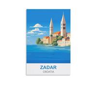 Puzzle de 2000 pièces, Zadar, Croatie, pour Enfants et Adultes, Jeu de Puzzle Amusant à Assembler soi-même, 100 x 70 cm