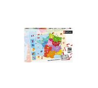 Puzzle 250 pièces Nathan Carte de France