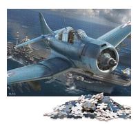 Puzzle de 300 pièces « Attaque aérienne sur Porte-Avions » pour Adultes, Puzzle Difficile pour Toute la Famille, 300 pièces (40 x 28 cm)