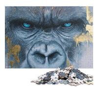 Puzzle de 300 pièces « Les Yeux Bleus de la Bête » pour Adultes et Adolescents, idéal pour des soirées Jeux en Famille. 300 pièces (40 x 28 cm).