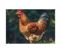 Puzzle de 300 pièces - Motif oiseaux de campagne - Puzzle personnalisé en bois pour adultes - Décoration murale à suspendre pour anniversaire, mariage, Saint-Valentin, anniversaire de mariage