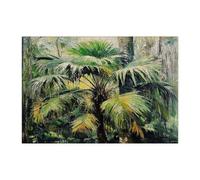 Puzzle de 300 pièces, peinture à l'huile de printemps, palmier pour adultes, paysage naturel, décorations de plantes pour divertissement à domicile