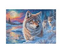 Puzzle De 300 Pièces pour Adultes Chat Automne Forêt 40x28cm Cadeau De Graduation pour Étudiants Idéal pour Entraînement Cérébral Détente Après Les Études