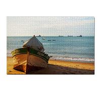 Puzzle de 300 pièces pour Adultes, Plage de Fortaleza, Brésil, Souvenir de Voyage, 38 x 26 cm