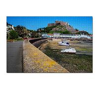 Puzzle de 300 pièces pour Adultes, Souvenir de Voyage, Angleterre, Jersey, Royaume-Uni, 38 x 26 cm