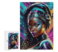 Puzzle de 300 pièces pour Adultes - Thème Afrique - Femmes africaines combattantes - Puzzle éducatif et Amusant pour Enfants, Jeux et Jouets pour Filles et garçons - 26 x 38 cm