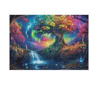 Puzzle De 300 Pièces pour Adultes Univers Arc-en-Ciel 300 PCS 40x28cm Niveau Difficulté Élevé pour Joueurs Avancés Idéal pour Entraînement Compétences Défiez-Vous