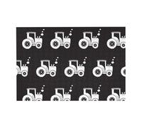 Puzzle de 300 pièces Tracteurs Blanc Noir pour Adultes - Puzzle en Bois pour Adultes et Personnes Âgées