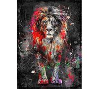 Puzzle de 3000 pièces Doodle Cadeau de Lion coloré pour Toute la Famille