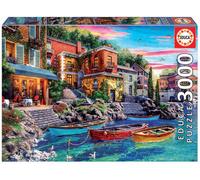Puzzle de 3000 pièces pour Adultes | Coucher du Soleil a Côme | Mesure 120 ...