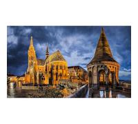 Puzzle de 4000 pièces pour Adultes, Église Matthias à Budapest Hongrie, Jeu de défi Familial et décoration d’intérieur