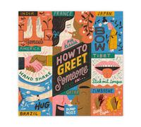 Puzzle de 500 pi ces de Fred authentique COMMENT SALUER QUELQU'UN par Mary Kate McDevitt