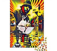 Puzzle de 500 pièces : Arrivée des survivants du Titanic - Puzzle en Bois - Jouet éducatif - Cadeau de Noël - 500 pièces (52 x 38 cm)