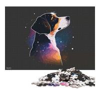 Puzzle de 500 pièces Constellations de Chiens Puzzle rectangulaire en Bois Puzzle Difficile et Stimulant 500 pièces (52x38cm)