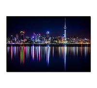 Puzzle de 500 pièces de la Tour Sky de Nouvelle-Zélande à Auckland, œuvre d'art, Souvenir de Voyage, 52x38CM