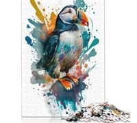 Puzzle de 500 pièces de macareux amazoniens pour adultes, puzzles en bois, jeux éducatifs pour enfants, 500 pièces (52 x 38 cm)