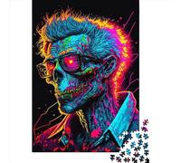 Puzzle de 500 pièces en Bois sur Le thème des Gangsters, Zombies et Punks. Jeu éducatif et Stimulant, idéal comme Cadeau de Noël. 500 pièces (52 x 38 cm).