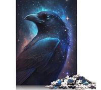 Puzzle de 500 pièces Galaxie Animal Kangourou Puzzles en Bois pour Adultes Décoration intérieure Cadeaux Cadeau d'anniversaire 500 pièces (52x38cm)