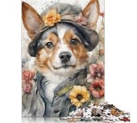 Puzzle de 500 pièces Galaxie Chihuahua coloré, Puzzle en Carton, Jouet éducatif, Cadeau de Vacances, 500 pièces (52 x 38 cm)