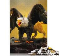 Puzzle de 500 pièces Griffin, Gardien légendaire, pour Adultes et Adolescents, Puzzle en Bois, pour Adultes, 500 pièces (52 x 38 cm)
