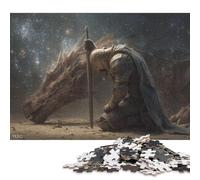 Puzzle de 500 pièces « Le Triomphe du Chevalier » pour Adultes, Cadeau d'halloween, Puzzle en Bois pour Adolescents, décoration et Cadeaux Uniques pour la Maison, 500 pièces (52 x 38 cm)