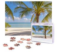 Puzzle de 500 pièces personnalisé avec sac de rangement pour adultes et mariage (75 x 50 cm)