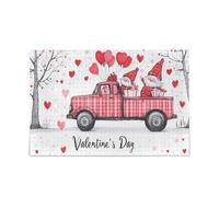 Puzzle de 500 pièces pour adultes - Camion de la Saint-Valentin - Ballons - Gnomes roses - Difficile - Difficile - Difficile - Difficile