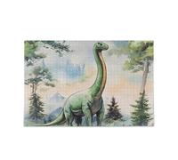 Puzzle de 500 pièces pour adultes - Dinosaure - Brontosaure - Art mural amusant et parfait - Cadeaux pour papa, maman