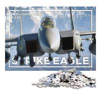 Puzzle de 500 pièces pour Adultes F15C Strike Eagle, Puzzle en Bois, pour Les Amis et la Famille, 500 pièces (52 x 38 cm)