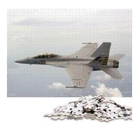 Puzzle de 500 pièces pour Adultes FA18F Super Hornet Strike, Puzzle en Bois, décoration intérieure, Cadeau de Noël, 500 pièces (52 x 38 cm)
