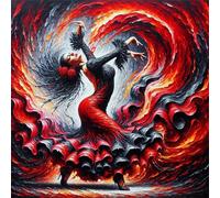 Puzzle de 500 pièces pour Adultes,Femme dansante DIY Puzzles Divertissement Créatif,Puzzle Classiques,Cadeaux pour Art Mural(45 x 45 cm)