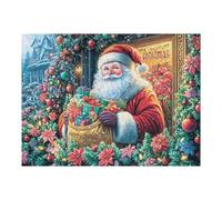 Puzzle De 500 Pièces pour Adultes Loup Blanc forêt enneigée 500 PCS 52×38cm Puzzle d'art Thérapie Idéal pour Santé Mentale Anti-Stress Régulation Émotionnelle Cadeau