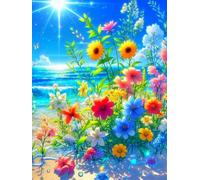 Puzzle de 500 Pièces pour Adultes, Puzzle Adulte 500 Pieces Coloré, Puzzles Difficile Impossible Activité Familiale Parfaite(Fleur d’Anime)