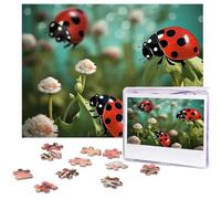 Puzzle de 500 pièces pour adultes - Puzzle stimulant pour nuits de jeu - Puzzle en bois personnalisé pour photos de famille - Taille finie : 38,1 x 51,8 cm