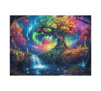 Puzzle De 500 Pièces pour Adultes Univers Arc-en-Ciel 500 PCS 52×38cm Niveau Intermédiaire Idéal pour Amélioration Compétences Entraînement Pensée Logique