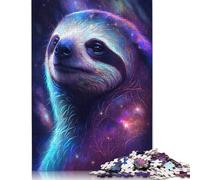 Puzzle de 500 pièces Renard Galaxie - Puzzle en Bois pour Adultes - Décoration intérieure - Cadeau d'anniversaire - 500 pièces (52 x 38 cm)