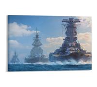 Puzzle de 500 pièces représentant le cuirassé japonais Yamato - Jeu de réflexion pour adultes et enfants