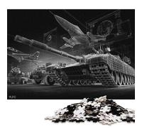 Puzzle de 500 pièces sur Le thème de la Technologie Militaire, pour Adultes et Adolescents, Cadeau de Noël (52 x 38 cm)