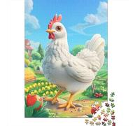 Puzzle de 500 pièces sur Le thème des coqs pour Adultes et Puzzles en Bois, Jeu éducatif Familial, 500 pièces (52 x 38 cm)