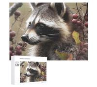 Puzzle de 520 pièces pour adultes - Animaux cool sur un arbre - Grand puzzle de décompression - Loisirs - Divertissement - Puzzle en bois - Relaxation - Jouets sensoriels - Décoration de chambre pour