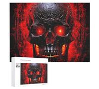 Puzzle de 520 pièces pour adultes - et rouge - Jeu de décompression - Loisirs - Divertissement - Puzzle en bois - Relaxation - Jouets sensoriels - Décoration de chambre pour homme et femme