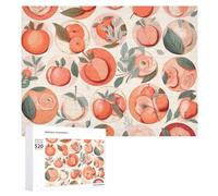 Puzzle de 520 pièces pour adultes - Rond - Pêche - Jeu de décompression - Loisirs - Divertissement - Puzzle en bois - Relaxation - Jouets sensoriels - Décoration de chambre pour homme et femme